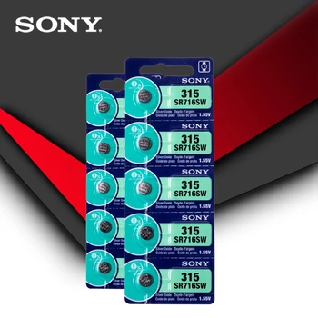  10pc Sony 100% Original 315 SR716 SR716SW EP2012 D315 de Celule Buton Baterii cu Oxid de Argint barbati femei copii ceasuri de vânzare cu amănuntul card
