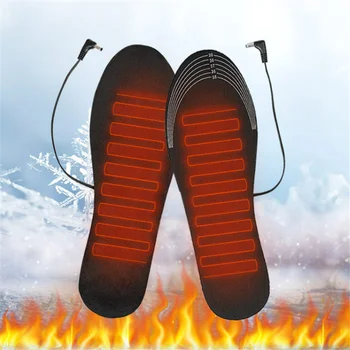  USB Încălzit Tălpi de Pantofi Picior Electrice de Încălzire Pad Picioarele Calde Ciorap Pad de Iarnă Sport în aer liber, Încălzire Branț Cald Iarna Perna