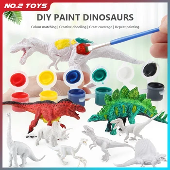  DIY de Colorat Dinozaur 3D Graffiti Copii științele Educației Hand-made de Colorat cu Graffiti Dinozaur de Crăciun