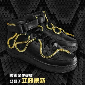  Punk Șarpe Adidas Farmece Formă Liberă Transformarea Personalității Creatoare Decoratiuni de Pantofi Snake Pantofi Dantelă Farmecele pentru Adidasi