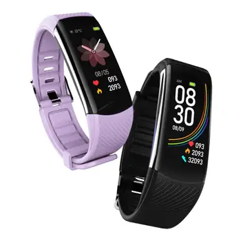  C6S 0.96 inch Smart Band Fitness Tracker Inteligent Watch Sport Brățară Inteligent Heart Rate Monitor de Presiune sanguina Sănătate Bratara