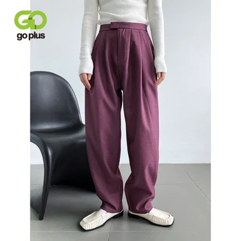  GOPLUS Pantaloni Vintage Pantaloni Harem pentru Femei de Iarna coreean Birou Doamnă Pantaloni Pantaloni De Mujer Pour Femme Broeken Dames C11868