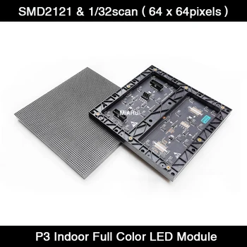  P3 HD Interior Plin de Culoare SMD LED-uri RGB Video Semn 192x192mm Matrice de LED-uri Modulul de Afișare 64x64 Pixeli de Înaltă Rezoluție 1/32 Scanare Hub75