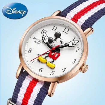  Cadou Disney Cu Cutie Chilldren Casual Japonia Cuarț Ceas De Mână Cu Cadran Minnie Mouse Student Tineret Femeia Ceas Relogio Feminino