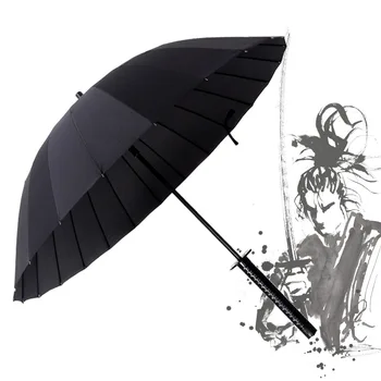  Creative Mâner Lung Mare Windproof Sabie de Samurai Umbrela Japoneză Ninja cum ar fi Soare, Ploaie Direct Umbrele deschidere Automată