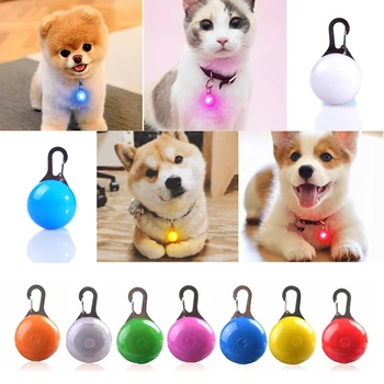  LED Luminos Guler de Câine Stralucitoare Lumina Pandantiv Decor Ornament Tag Livrările de Produse pentru animale de Companie Mici Câini, Pisici, Catelus de Noapte în condiții de Siguranță