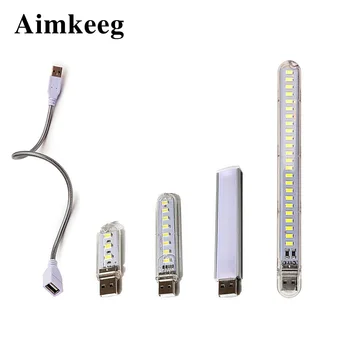  Mini USB Pliabil Lumina de Noapte LED Masă Lampă Portabilă de Lectură Lămpi de Birou de Carte Lumini de Lanternă pentru Camping Power Bank Notebook