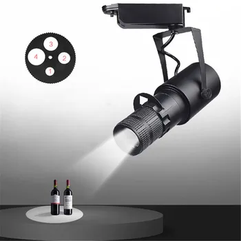  Scena de teatru Zoom Spoturi, LED Focus Logo Proiector de Lumini de Pista,Industriale Gobo Lumini pentru Compania Restaurant Magazin de Nunta