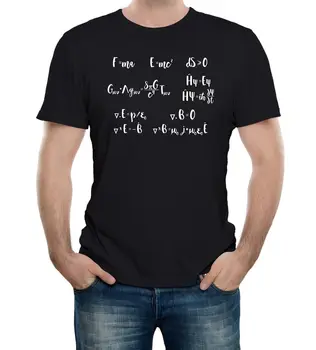  Fizica Matematică Cuantică Știință Ecuații Mens T Shirt. Maneca scurta 100% Bumbac Casual T-shirt Vrac Top Marimea S-3XL
