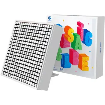  GAN Cub 3x3 puzzle creativ mozaic cub mic de perete magnetic de poziționare bord educaționale pentru copii jucărie cadou 6*6 puzzle