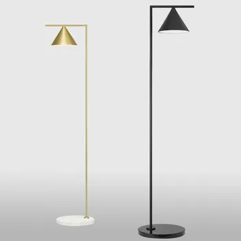  Italiană Aur Negru Căpitanul lampadare Verticale Lampa de Podea Reglabil Lampa Led de Colț Lampa de Podea în Picioare de Lămpi pentru Camera de zi