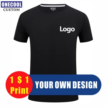  ONECOOL Gât Rotund Sport Uscare Rapida Tricou Personalizat Logo-ul Brodat Brand Personal Bărbați Și Femei de Îmbrăcăminte de Vară 8 Culoare S-4XL