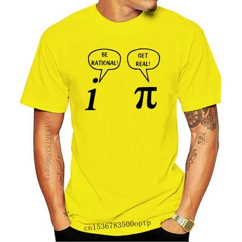  Cadou Nou Stil De A Fi Rațional, Get Real! Matematică Știința Geeky Vara Glumă Joc De Cuvinte Pi T-Shirt, Blaturi Amuzant Tricou Pentru Barbati Tee Shirt