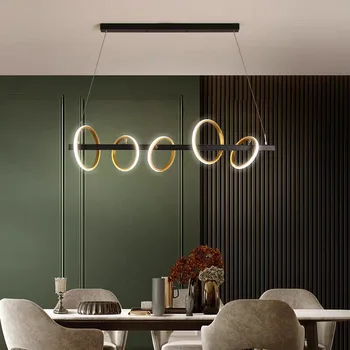  Nordic Restaurant Modern LED-uri de Lumină Agățat Industriale Lampi de Iluminat Interior pentru Masa Living Bar Candelabru
