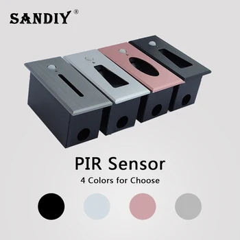  SANDIY Magnetic de Perete de Lumină Senzor PIR IP65 rezistent la apa pentru Trepte Coridor Pridvor Colț, pe Perete, Lampa de Inlocuit Panoul de 95x45cm
