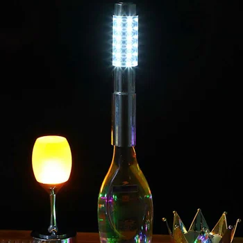  LED Strobe Baton Rechargeble Sampanie Sticla de Vin Intermitent Lumina Stick Pentru Bar, Club de Ziua Nunti Decoratiuni DIY