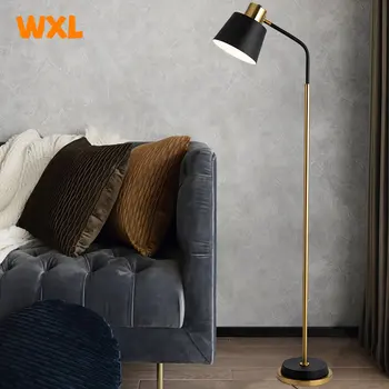  Estompat camera de zi led lampa de podea dormitor modern studiu simplu, lampa de podea reglabil lampa cap acasă lampă cu LED-uri