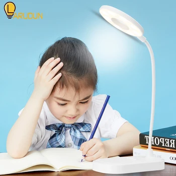  Rotativ 360° LED Masă Lampă de Încărcare USB Pliabil de Birou Lampă de Noptieră Lectură de Protecție a Ochilor Lumina de Noapte Cadou Special Pentru Copii