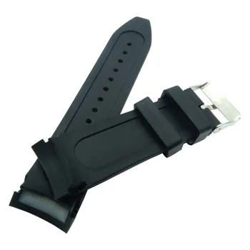  24mm Cauciuc Watchband Capăt Curbat Curea pentru Edificiu Lineage Oceanus Analog Ceas Bandă de Oțel Cataramă de Curea de mână