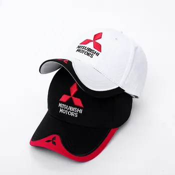  En-gros 2021 3D Noi Mitsubishi Pălărie Capac logo-ul Auto MOTO GP de Curse F1 Șapcă de Baseball Hat Reglabil Casual Trucket Pălărie CJ01