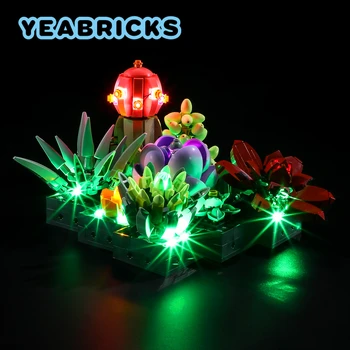  YEABRICKS Lumină LED-uri Kit pentru 10309 Suculente Blocuri Set (NU se Includ în Model) Cărămizi Jucarii pentru Copii