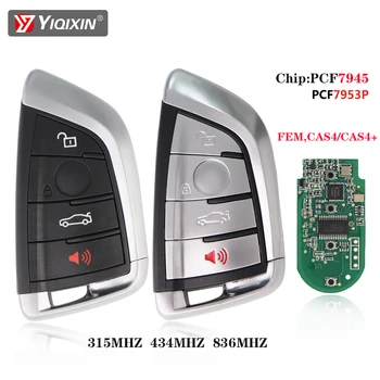  YIQIXIN Auto Smart Control de la Distanță Cheie 315/433/868Mhz PCF7953 7945 Chip Pentru BMW 1 3 5 7 X1 X3 X5 X6 X7 CAS4 CAS+ FEM F Sistem