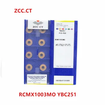  ZCC.CT 10P RCMX1003MO / 1204MO /1606MO YBC251 Indexabile de cotitură instrument Introduce CNC Carbură de a Introduce Pentru oțel