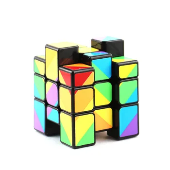  Curcubeu Inegale Cub 3x3x3 Viteza de Puzzle Magie Profesionale Cubos Adulți Anti Stres Decompresie Jucărie Copii, Jucarii Educative