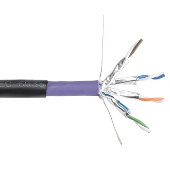  SFTP Cat7 Rețea prin Cablu Dublu Ecranat 10G RJ45 Ethernet de Mare Viteză prin Cablu Cat 7 Piscină de Interior Impermeabil Rezistent la raze UV internet