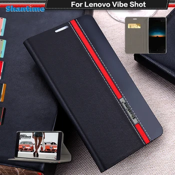  Rezervați Caz Pentru Lenovo Vibe Shot de Lux din Piele PU Portofel Flip Cover Pentru Lenovo Z90 Silicon Moale Capacul din Spate