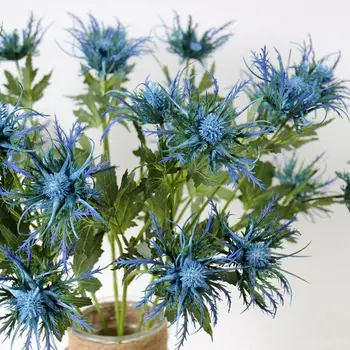  3 Capete artificiale glitch planta Simulat arici de mare fals planta noi ciudat de flori decor pentru acasă biroul de partid gradina decor 1buc