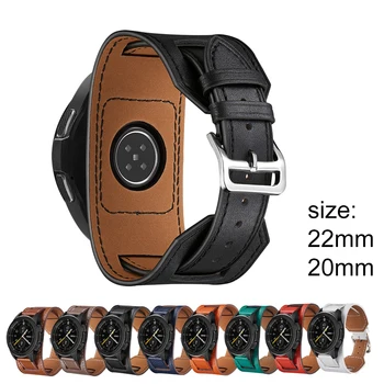  22mm din Piele Trupa ceas Pentru Samsung Galaxy Watch 46mm 42 curea de Viteze S3 Manșetă Brățară de Înlocuire amazfit 2/3 Wristband20