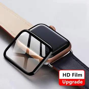  Ecran Protector Pentru apple watch caz 44MM 40MM 42MM 38MM 9D HD Accesorii Film moale, rezistent la apa iwatch caz seria 6 5 4 3 se