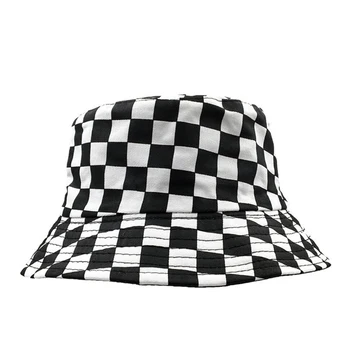  Moda broderie găleată pălărie de vară în aer liber de călătorie palarie de soare hip-hop pălării sălbatice panama pălărie de bumbac Pliabil Pescar pălării