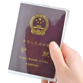  10BUC Pașaport Transparent Capac de Protecție din Plastic PVC Impermeabil Carte de IDENTITATE Protector Caz