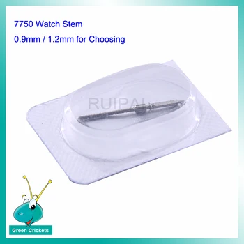  2 buc/lot Stainess ceas din oțel mișcarea de lichidare stem,0.9 mm 1.2 mm cu fir diametru ceas stem pentru ETA 7750 mecanism de ceas