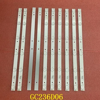  10buc/lot 6LED LED Backlight bar de striptease Pentru GC236D06-ZC14F-03 303GC236031 423MM 3V 24 inch