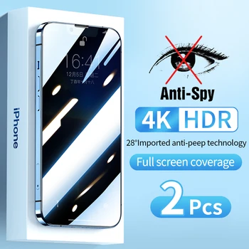  Acoperire completă Anti-Spy Ecran Protector Pentru iPhone 11 12 13 PRO MAX de Protectie Privacy Glass Pentru iPhone 7 8 XS Max Sticlă Călită