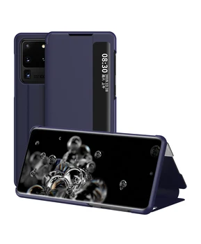  Smart View Caz de Telefon pentru Samsung Galaxy Nota 10 Plus S10 Plus 360 Flip Capacul din Spate Moale din Piele de Caz Pentru Samsung S 10 Nu Nota 10