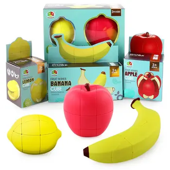  Fructe Neo Cub Magic de Mere Banane, Lamaie Speciale de formă Neregulată Profesionale Viteza de Puzzle Intortocheat Antistres Jucarii Educative
