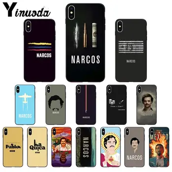  Yinuoda Narcos TV serialul Pablo escobar din Silicon de Înaltă Calitate Telefon Caz pentru iPhone 11 pro XS MAX 8 7 6 6S Plus X 5 5S SE XR caz