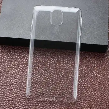  New Sosire Ultra Subțire Transparent Murdărie-Rezistent din Plastic Cristal Clar de Greu Înapoi Caz Acoperire pentru Samsung Galaxy Nota 3 N9000