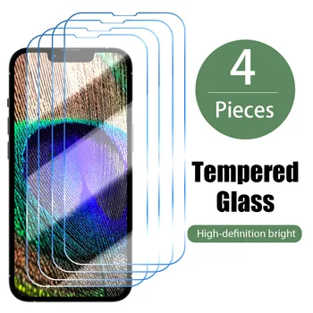  4BUC Sticla Temperata Pentru iPhone 11 12 13 Pro XS Max XR X Ecran Protector Pentru iPhone 8 6 7 Plus SE 5 5s sticlă de telefon