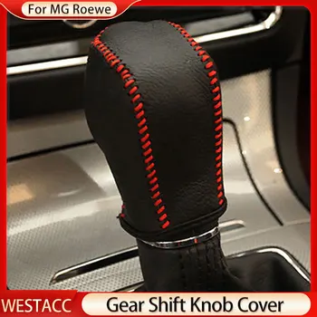  Piele Auto de Cap Gear Shift Gulere Butonul de Viteze Capac pentru MG ZS MG6 MG3 pentru Roewe RX5 LA Accesorii de Interior