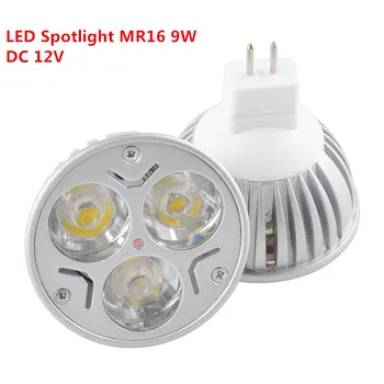  10BUC Noi Estompat MR16 9W DC/AC 12V EPISTAR LED Bulb Alb Cald/ Alb Pur/Alb Rece lumina Reflectoarelor Bec Lampa