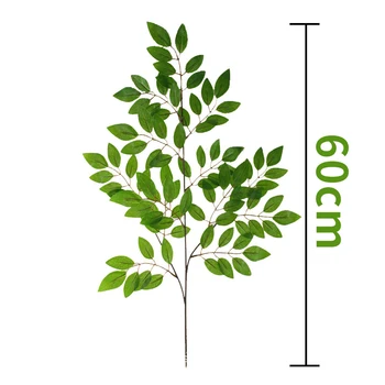  Plante Artificiale Frunze Verzi Ramuri Pentru Petrecerea De Crăciun De Nunta De Primavara Garden Home Decor Accesorii Artificiale Verdeață