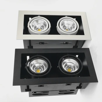  Estompat Încastrat COB Spoturi cu LED-uri 10W 20W LED Tavan Lumini la fața Locului AC85~265V LED Lămpi de Tavan Cald/Alb Rece pentru Iluminat Interior
